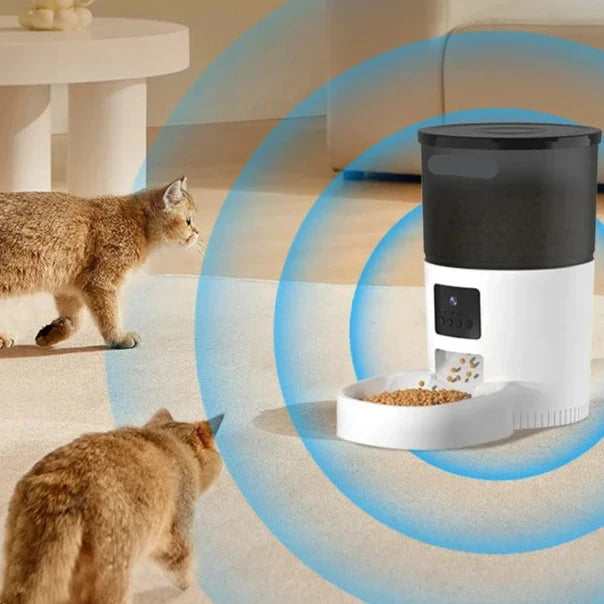 Automatic Pet Feeder with Camera  Smart Voice Recorder