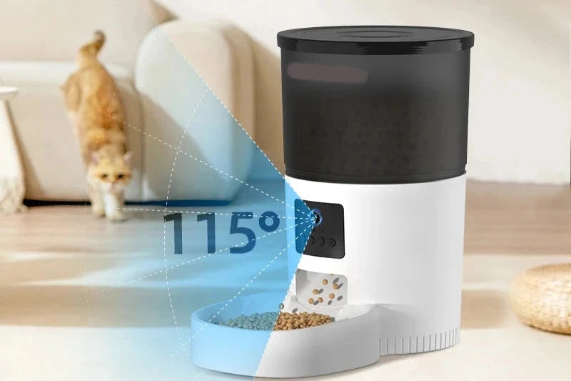 Automatic Pet Feeder with Camera  Smart Voice Recorder