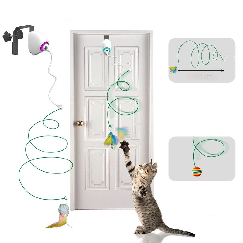 Electric cat Toy Rope Automatic Teaser