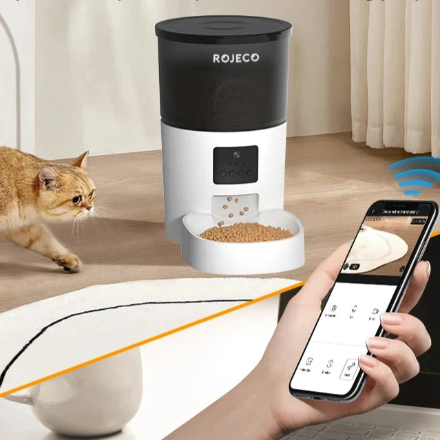 Automatic Pet Feeder with Camera  Smart Voice Recorder